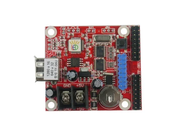 

free shipping TF-S6U(TF-S5U) Hot-selling Low Cost Wireless Multi-area U-disk LED display Controller Card & Software