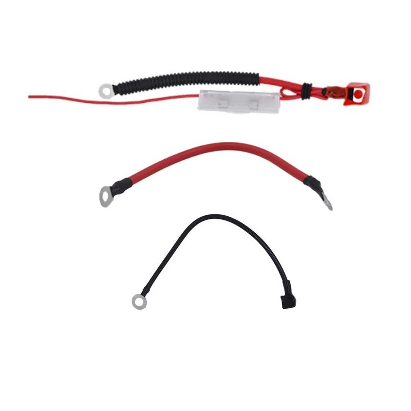 

Motorcycle Battery Positive and Negative Connection Line Wire Cable for Electric Scooter Moped ATV Go Kart