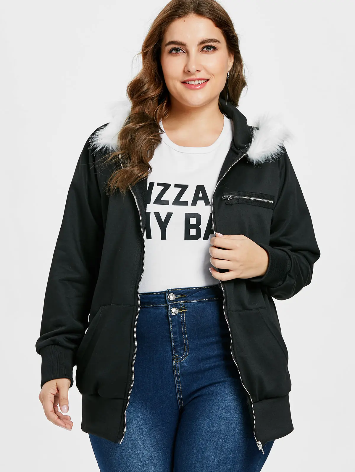 zip up tunic