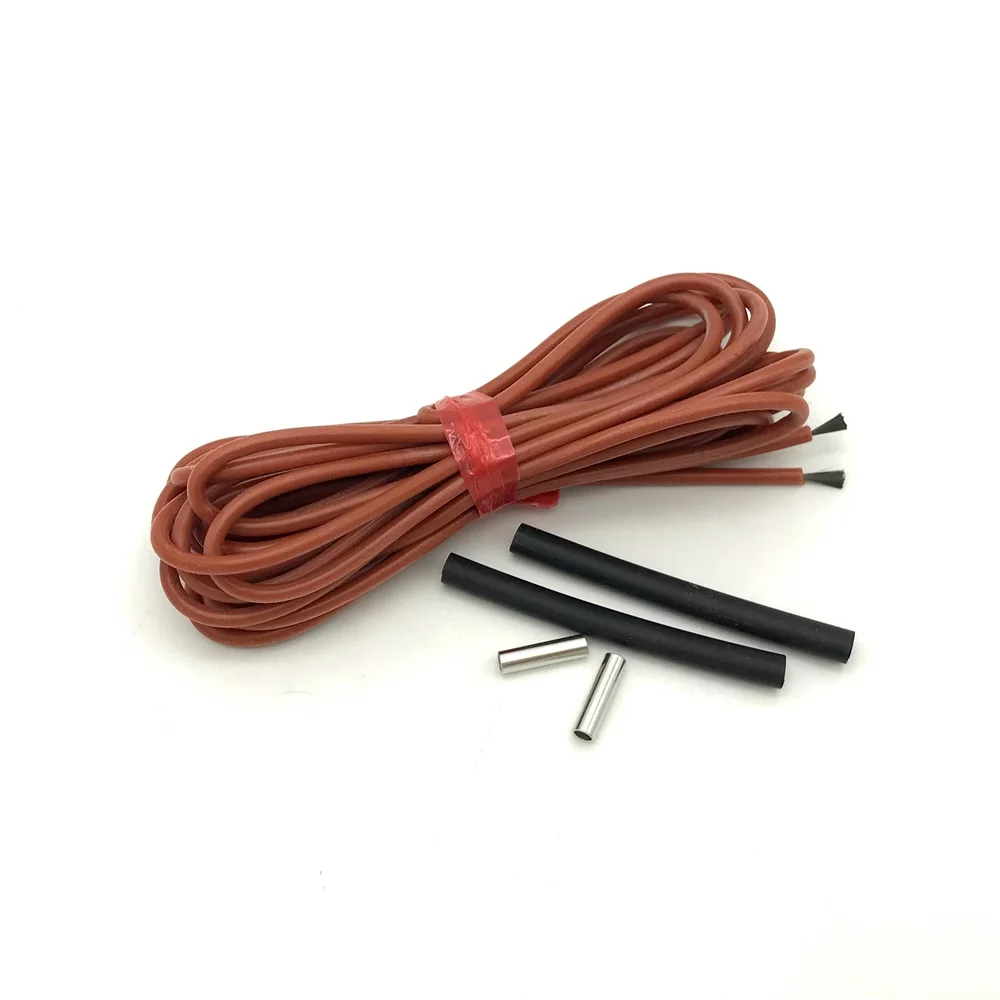 Minco Heat 12K инфракрасный кабель нагревателя 33 Ом/м 7~ 220 В Многофункциональный горячий продавать углеродный нагревательный кабель 1 м 2 м 3 м 4 м 5 м 8 м - Цвет: Красный
