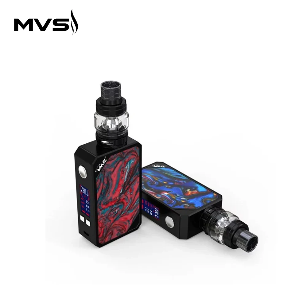 Оригинальный MyVapors Myuz SS5 набор 220 Вт с 6 5 мл бак S5 M 0.15 Ом/S5 N 0.2ом вейп комплект