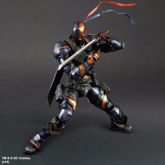 Deathstroke экшн-фигурка Бэтмен Play Arts Kai ПВХ игрушки 270 мм аниме модель Бэтмен Дэдпул Playarts Kai Deathstroke