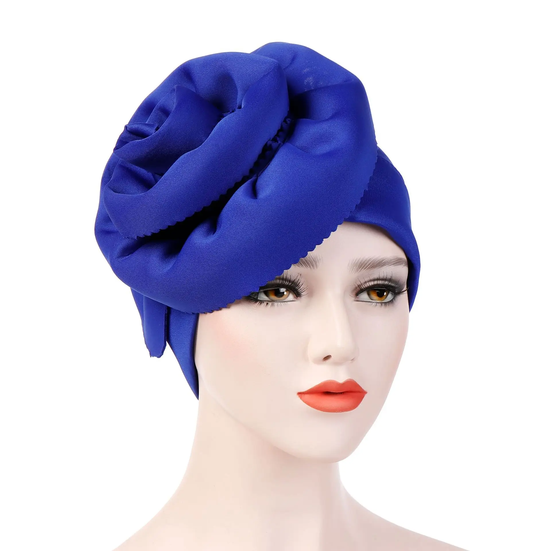 

Best Selling 2019 Products Women Elegant Flower Muslim Hat Ladies Caps Hijab Cap for Women Bandana Hair Accessories for Women