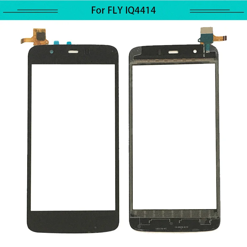 5pcs/lot Touch for Fly Evo Tech3 IQ4414 Screen Glass Digitizer Panel Replacement Free Shipping | Мобильные телефоны и