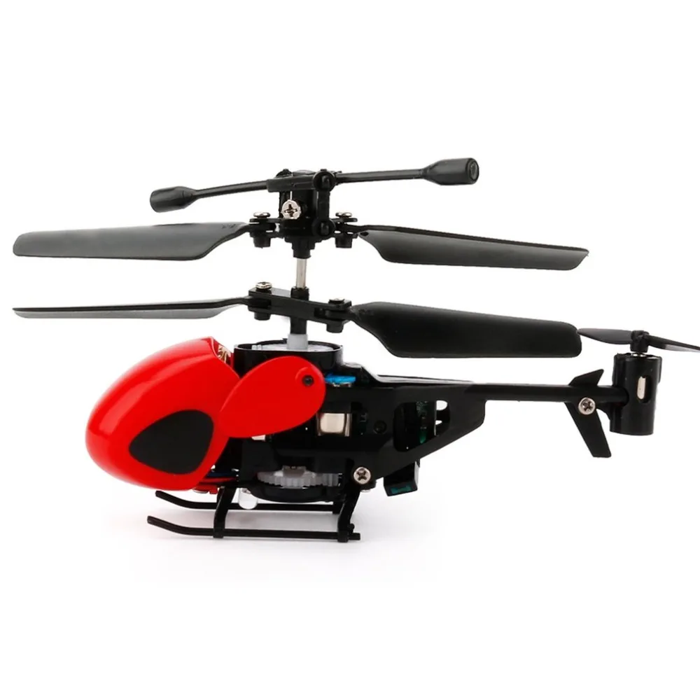

OCDAY Mini RC Flying Helicopter USB Charging Intelligent Infrared Control Aircraft with Transmitter Toy for Children Adults