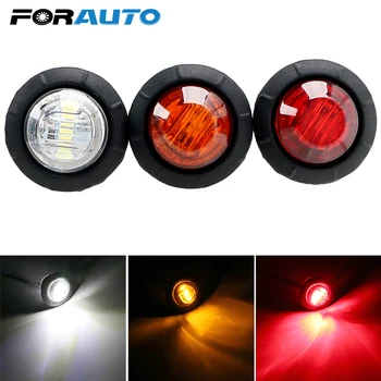 

FORAUTO 2Pcs/set Car Tail Lights Turn Signal Indicators Car-styling Trucks Clearance Lights LED Side Marker Lights Signal Lamps