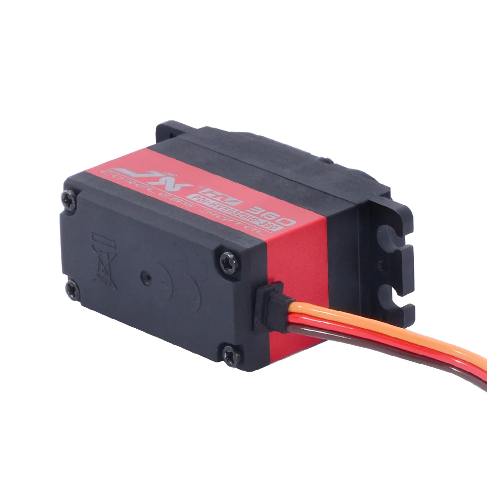 Graus de Controle Servo para rc Ângulo Alta Precisão Metal Engrenagem Digital Coreless Carro Rastreador Barco jx Pdi-hv5932mg 32 kg 360 10 Jx PDI HV5932MG 32 kg 360 graus