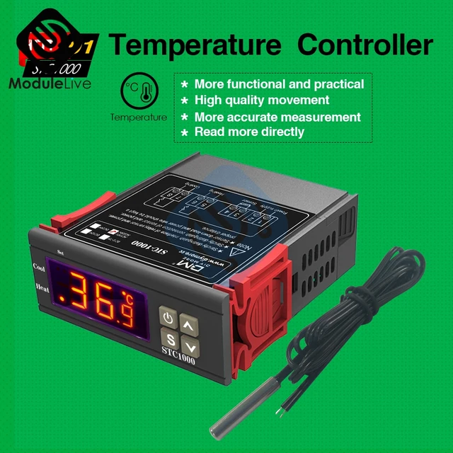250VAC Temperature Control for Temperature Monitoring Thermostat 110-220V Practical 10A Thermostat Sensor 250VAC Temperature Control for Temperature Monitoring Thermostat 110-220V Practical 10A Thermostat Sensor