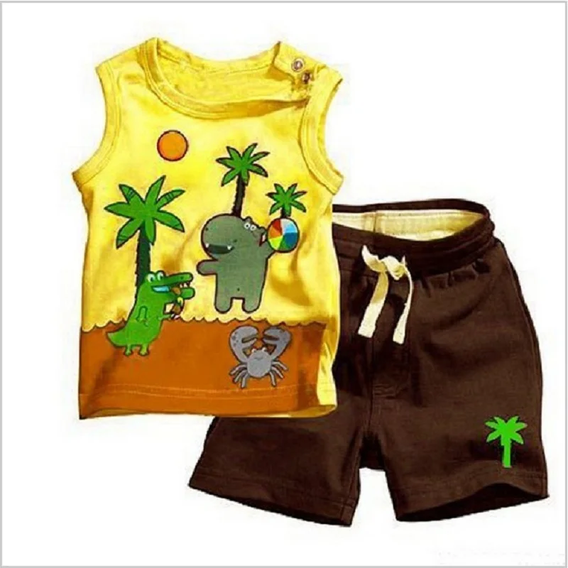 Free Shipping clearance summer infant baby boy clothes outfits sports