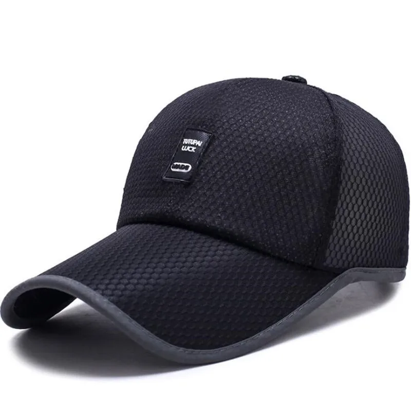 

2019 Ultra-slim and quick-drying fabric Women Man Summer Quick Dry Mesh Cap Running Hat Bone women's caps Breathable Hats