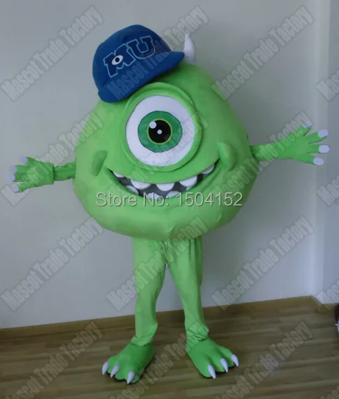 Костюм Wazowski Mike Wazowski для взрослых, маскарадный костюм Mike Wazowski для взрослых, карнавальные вечерние костюмы на Хэллоуин