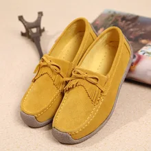 Летняя женская обувь из натуральной кожи; женские лоферы без шнуровки; женские мокасины на плоской подошве; сезон осень; женская обувь на толстой подошве