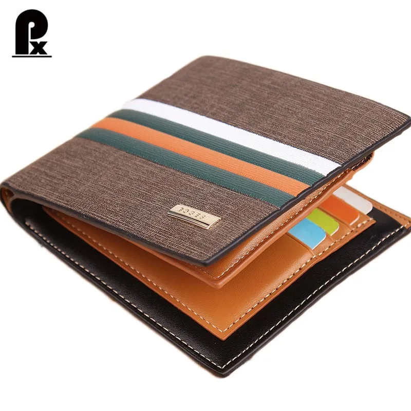 2016 new designer leather wallet men wallets luxury brand clutch wallet Brown money clip men's leather wallet male purse cuzdan 