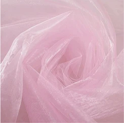 20 м X 75 см, ткань из органзы «сделай сам», прозрачная органза, тюль, рулон, занавески для свадьбы, вечеринки, дома, дня рождения, украшение, 19 цветов на выбор - Цвет: Baby Pink