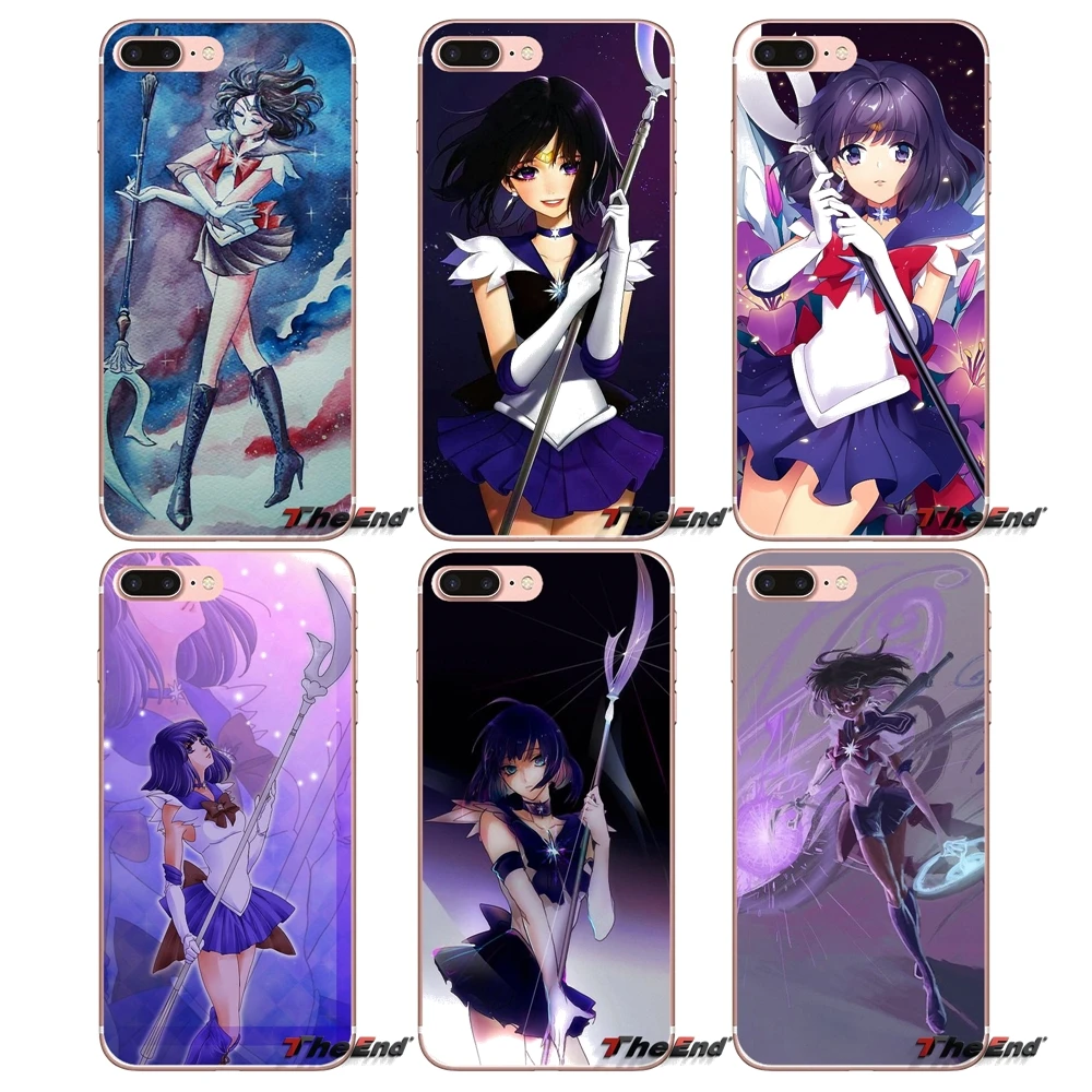 Мягкий чехол для девочек Samsung Galaxy S3 S4 S5 MINI S6 S7 edge S8 Plus Note 2 3 4 5 Grand Core Prime Sailor Saturn Moon Japan
