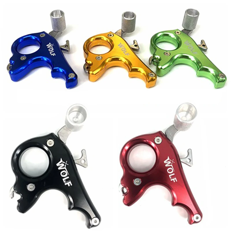 

3 Fingers Compound Bow Release Stainless Steel Powerful Hunting Grip Caliper Release Aid Compound Bow Archery Target Accessory