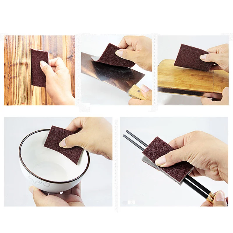 Magic Melamine Sponge Carborundum Kitchen Sponge Eraser for Pan Pot Dish Sponges Kitchen Utensils Household Cleaning Items 4