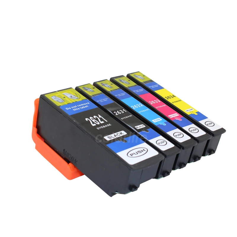 

XIMO Full set compatible ink cartridge for Epson 26XL T2621 T2631 T2634 T2633 T2634,5PCS, free shipping