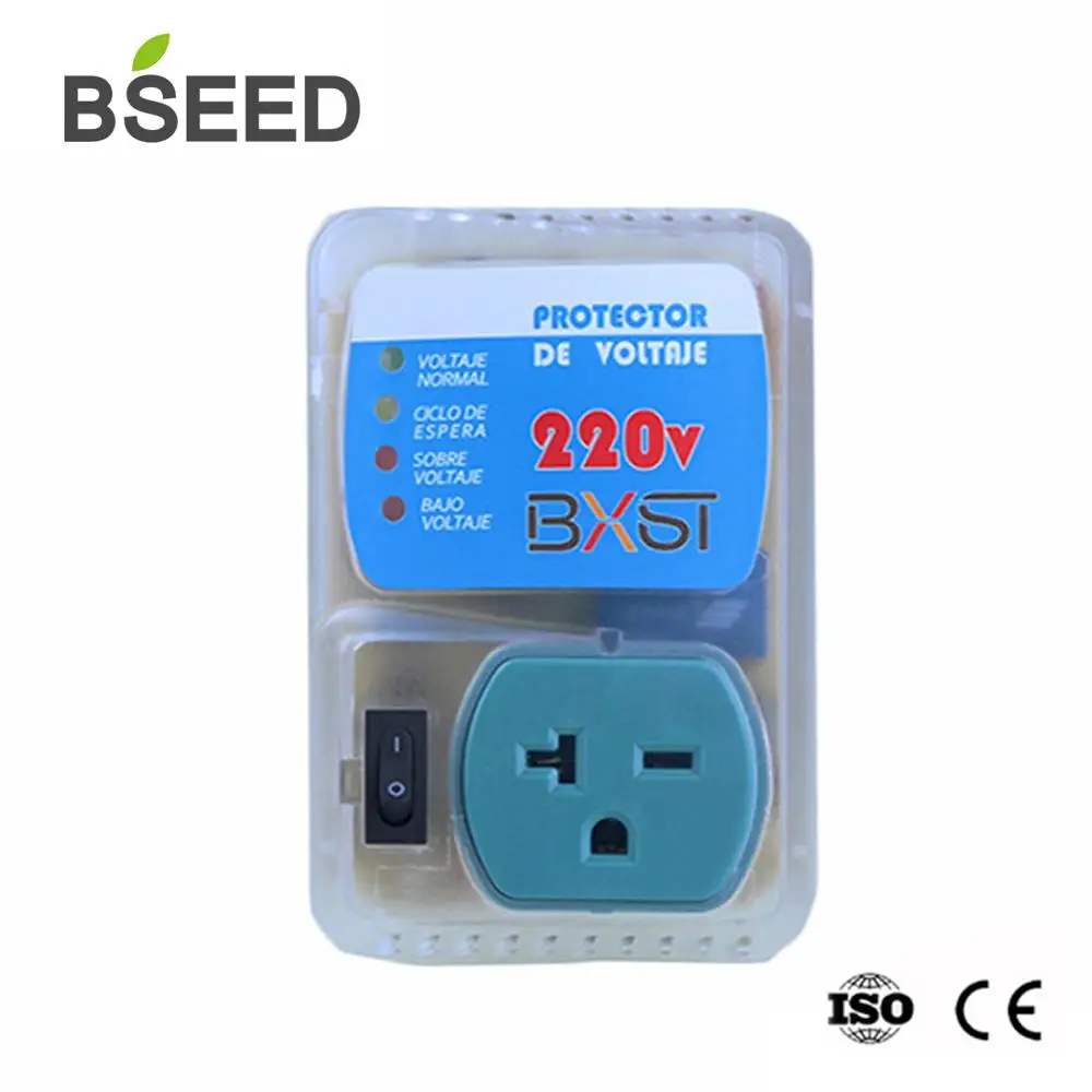 Бытовая техника BSEED защита от перенапряжения напряжения розетка с коричневым