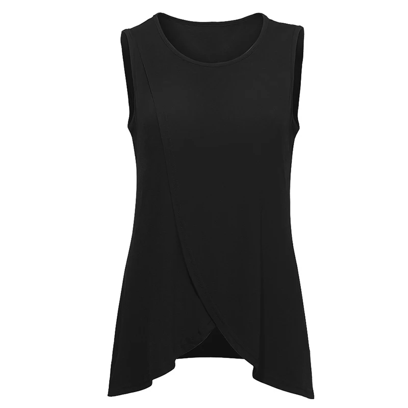 Plus Size Summer Wear Sleeveless Maternity Tees 2019 Breastfeeding Shirts For Women Nursing Tops Women Maternity Clothes