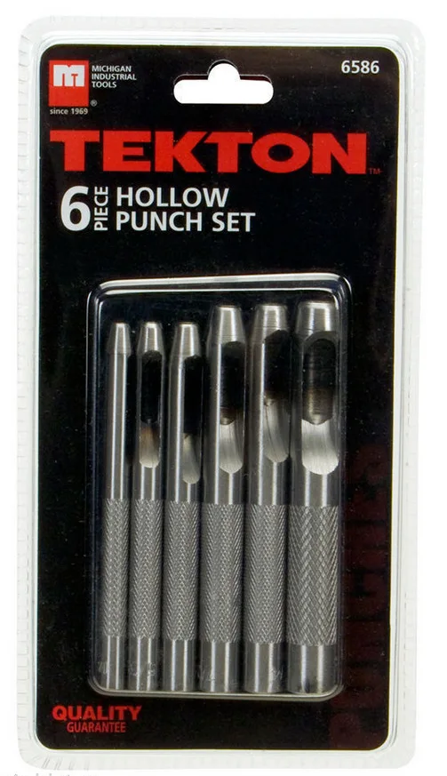 Hollow Hole Punch Tool Heavy Duty Wood Leather Plastic Belt Craft DIY 1mm 20mm