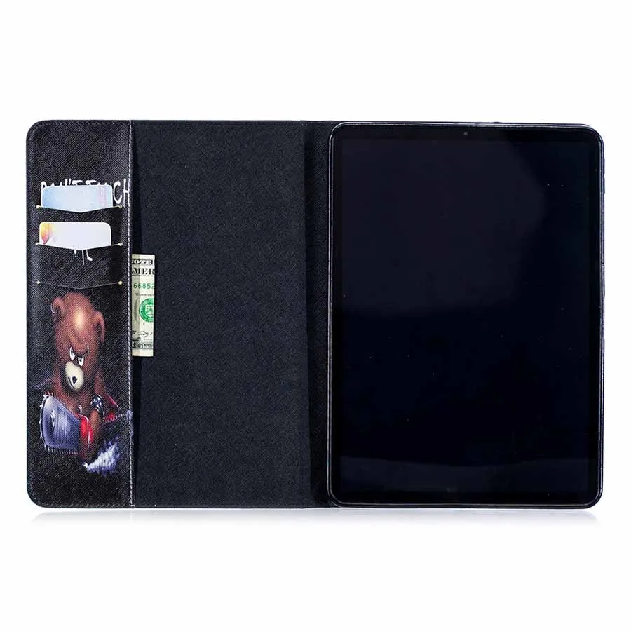 Case For iPad Pro 11 2018 Printed PU Leather Smart Cover Auto Sleep Wake Wallet Card Slot Flip Stand Case for iPad Pro 11 inch (31)