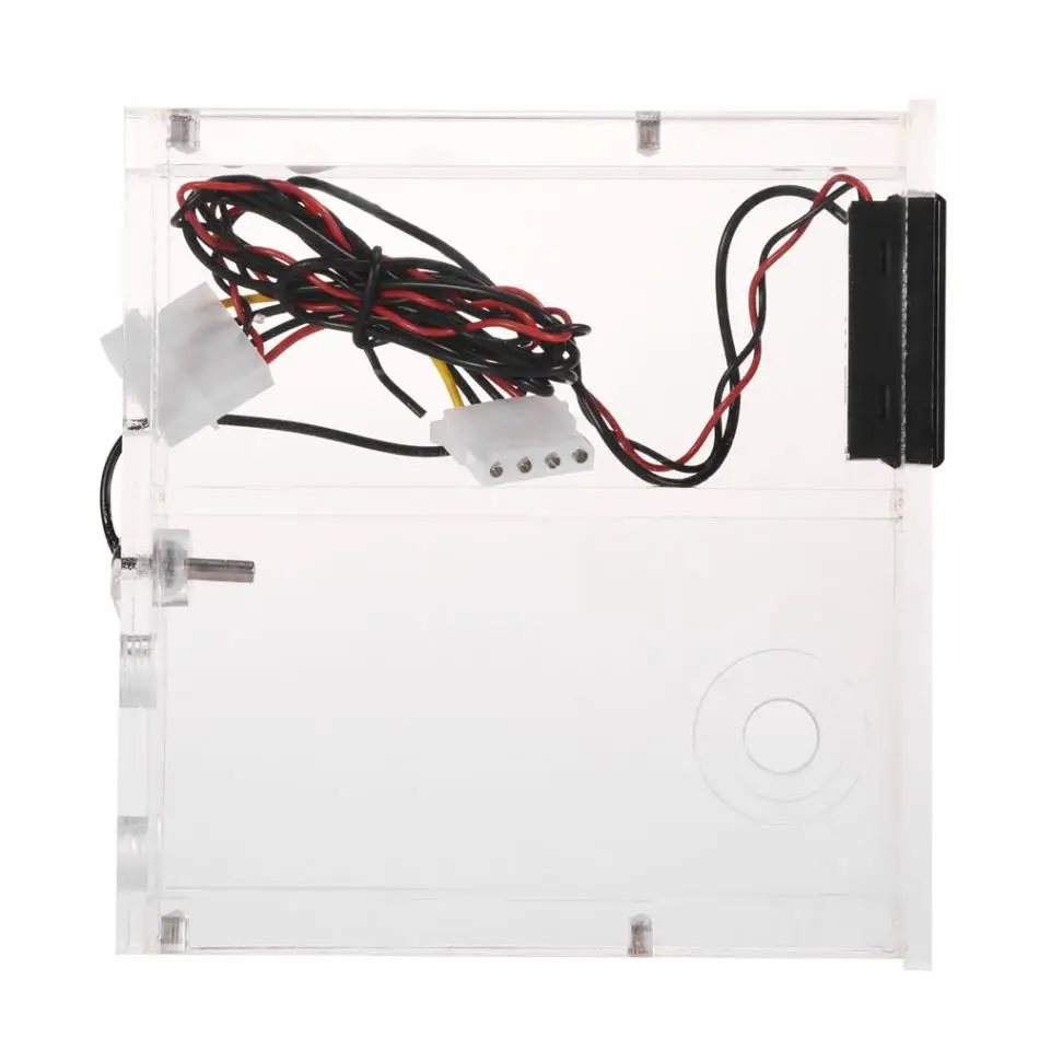 

PC Computer Liquid Water Cooling Reservoir Single Optical Drive Tank with Dial Thermometer Water Cooling Reservoirs Tank