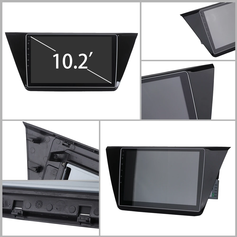 Sale Android 8.0 Car Radio GPS for VW Touran 2016 2017 Multimedia 10.2" IPS Screen Auto Stereo NAVI Headunit 4G WIFI RDS Bluetooth 11