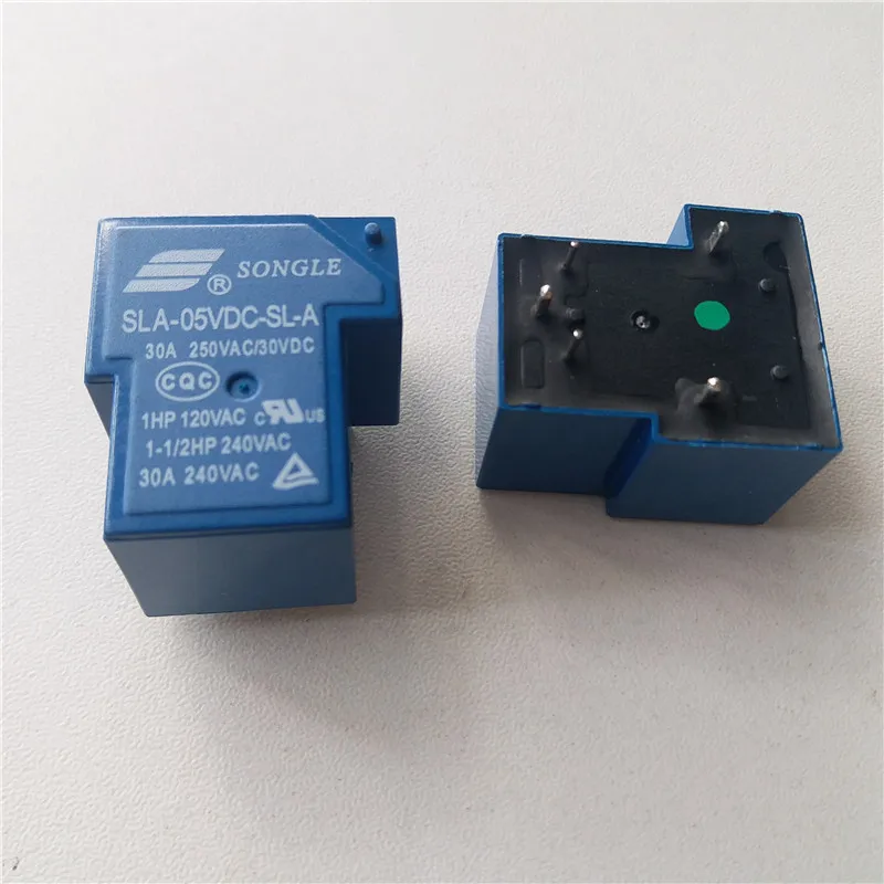 6 шт. T90 реле SLA-24VDC-SL-A 250В 30A 5 pin Реле Songle В/9В/12В/24В постоянного тока | Обустройство