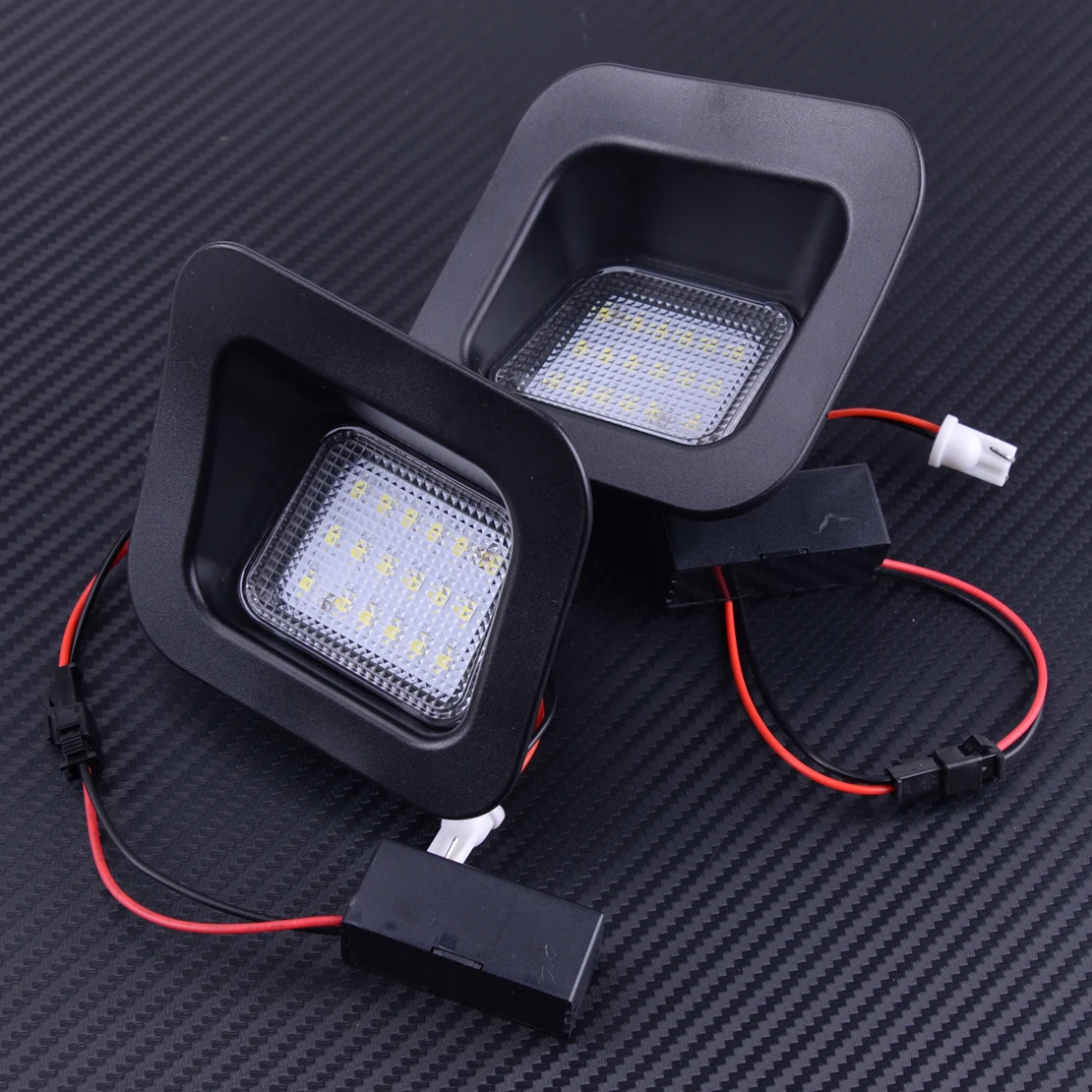

DWCX 1 Pair 18 LED Car License Number Plate Light Fit for Dodge RAM 1500 / 2500 / 3500 2003-2012 2013 2014 2015 2016 2017 2018