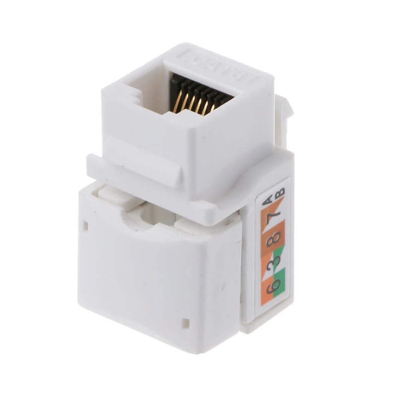 CAT6 Module Information Socket RJ45 Connector Adapter Keystone Jack