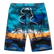 DK21 новые летние мужские шорты для пляжного досуга с кокосовым принтом, штаны для мужчин, одежда для плавания Sunga быстросохнущие серфинговые шорты, купальник для мужчин