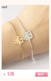 V привлечь 10 шт. открытый снежные горы Топ и браслет Винтаж Jewelry Нержавеющая сталь цепи розового золота bileklik