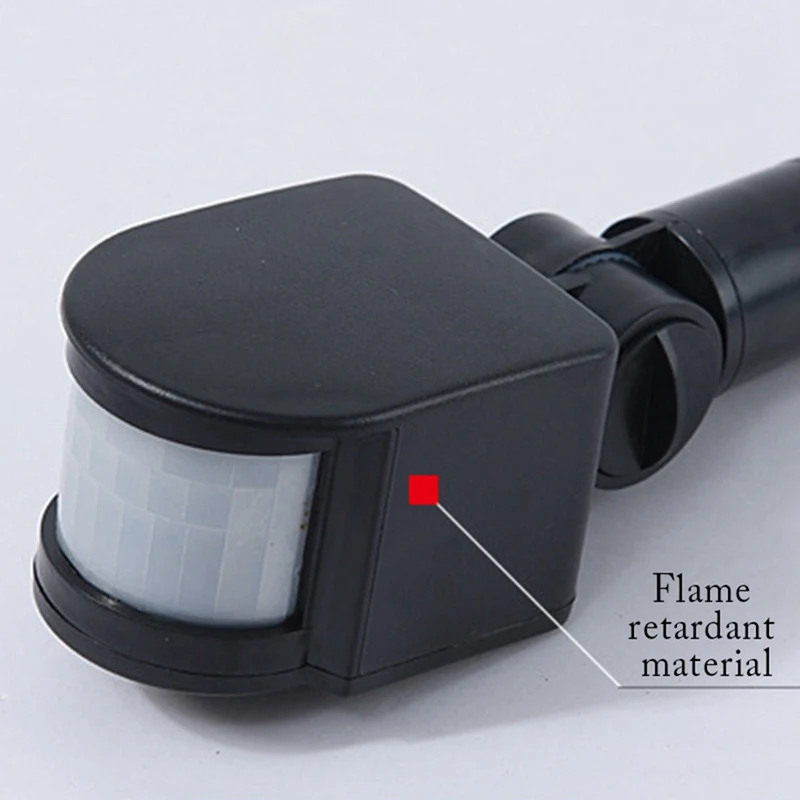 Открытый 12 м безопасности инфракрасный PIR датчик движения Детектор настенный светодиодный светильник RF 180 градусов безопасности дома