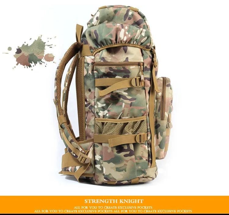 50л военный тактический рюкзак для наружного использования большая емкость походные сумки альпинистская сумка мужской походный рюкзак дорожный рюкзак