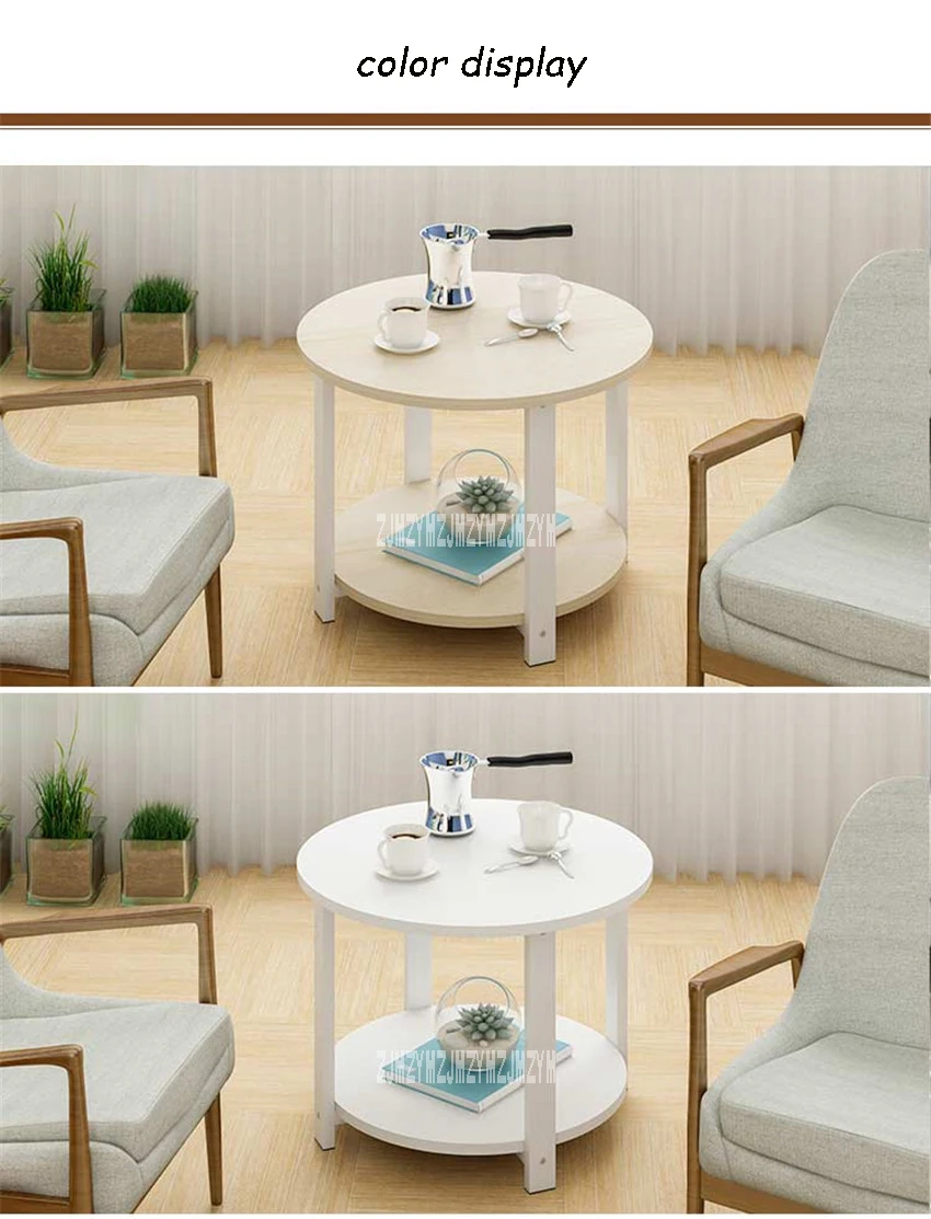 H15 Modern Concise Small Round Table Bedroom Coffee Table Living Room End Table Anti Skid Mini Side Table Steel Pipe Leg Teapoy Coffee Tables Aliexpress