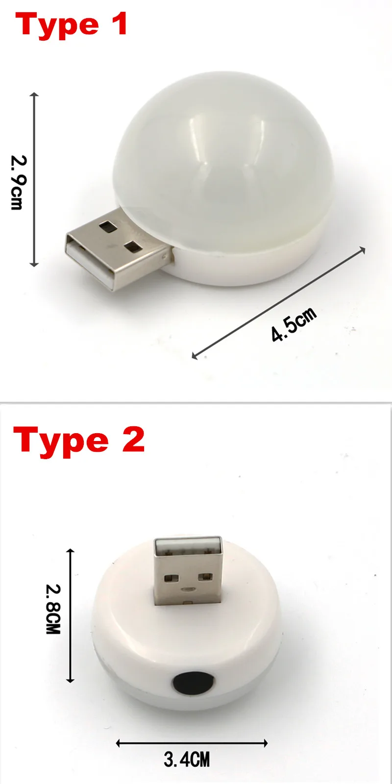 Мини USB Ночной светильник 3 режима общий светодиодный портативный мини