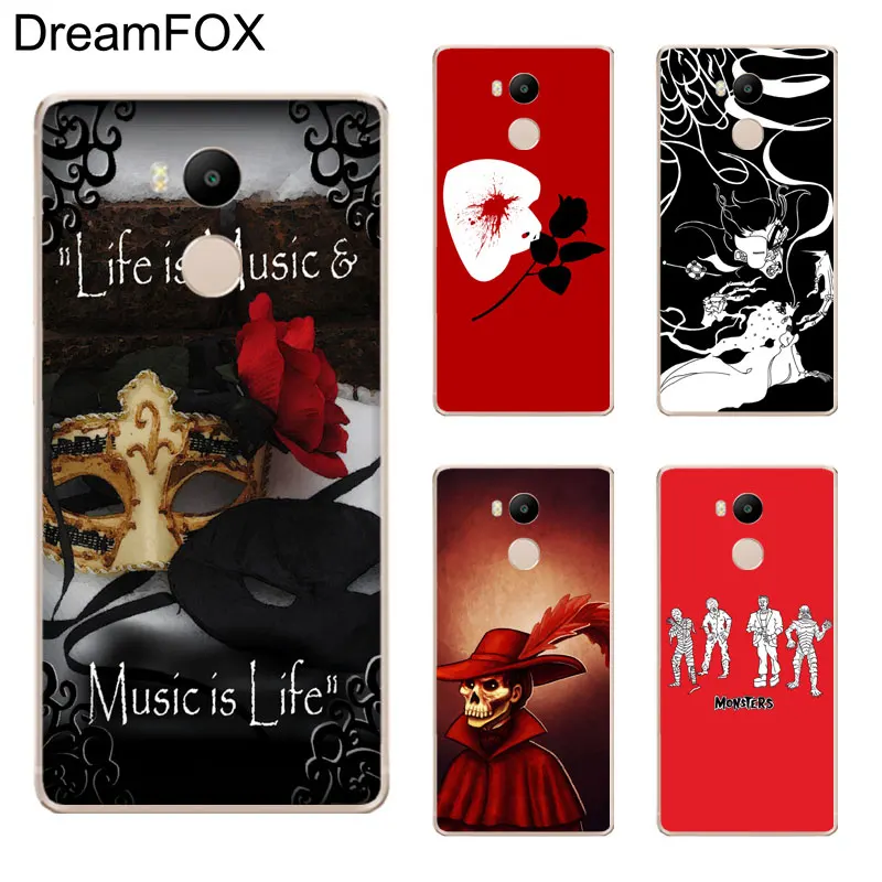 DREAMFOX K143 Phantom Of The Opera Soft TPU Silicone Case Cover For Xiaomi Redmi Note 3 4 5 Plus 3S 4A 4X 5A Pro Global |