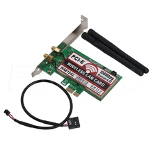 Bluetooth 4,0 Беспроводная 50 м PCI-E PCI Express карта wifi сеть LAN Ethernet NIC