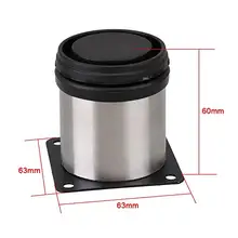 60mm Pés Móveis de Metal Pernas de Mesa Do Armário de Aço Inoxidável Suporte Ajustável Pacote de 4