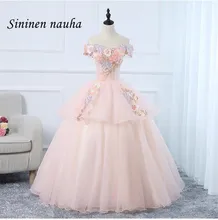 Rosa 2019 Quinceanera Prom Vestidos de Festa Fora Do Ombro Mangas Curtas Baratos vestido de Baile Vestidos De 15 Años Doce 16 vestidos de 330
