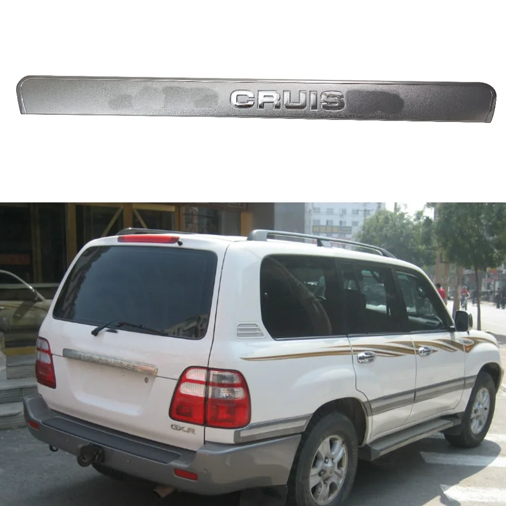 

For Toyota Land Cruise 4500 LC100 FJ100 2005-2008 High-quality ABS Chrome plated Rear Trunk Lid Cover Trim Car-styling