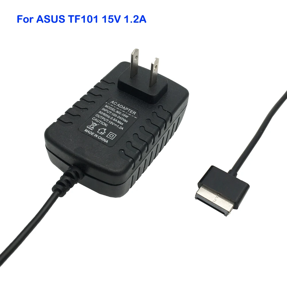 USA 15V 1.2A Plug AC Wall Tablet Charger Travel Adapter Transformer For Asus Eee Pad TF700 TF300T TF300 TF201 TF101 SL101 | Электроника
