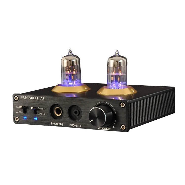  2019 New listing A3 vacuum Tube Preamplifier HIFI 6N3 Tube Professional headphone amplifier