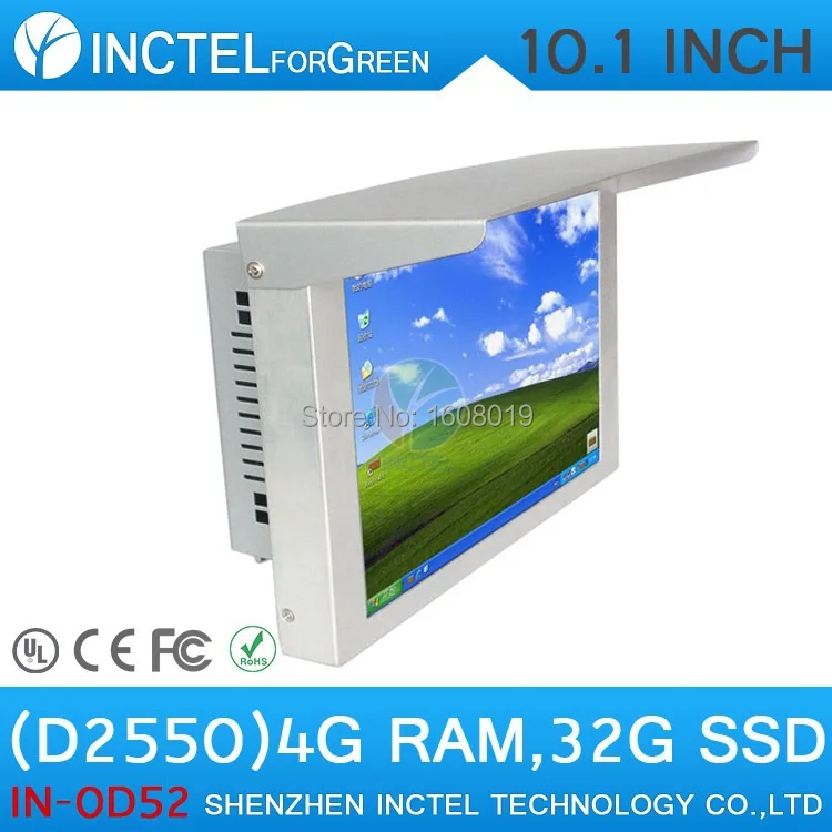 

10 inch LED TouchScreen All in One Computer Gtouch AbonTouch high temperature 5 wire resistive IP61 standard with 4G RAM 32G SSD
