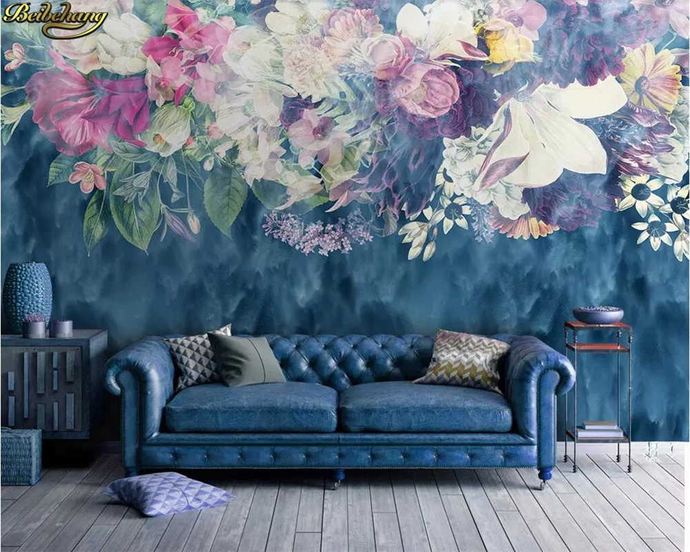 beibehang Custom wallpaper Nordic minimalistic retro abstract rose flower bedroom background wall papers home decor 3d wallpaper beibehang Custom wallpaper Nordic minimalistic retro abstract rose flower bedroom background wall papers home decor 3d wallpaper