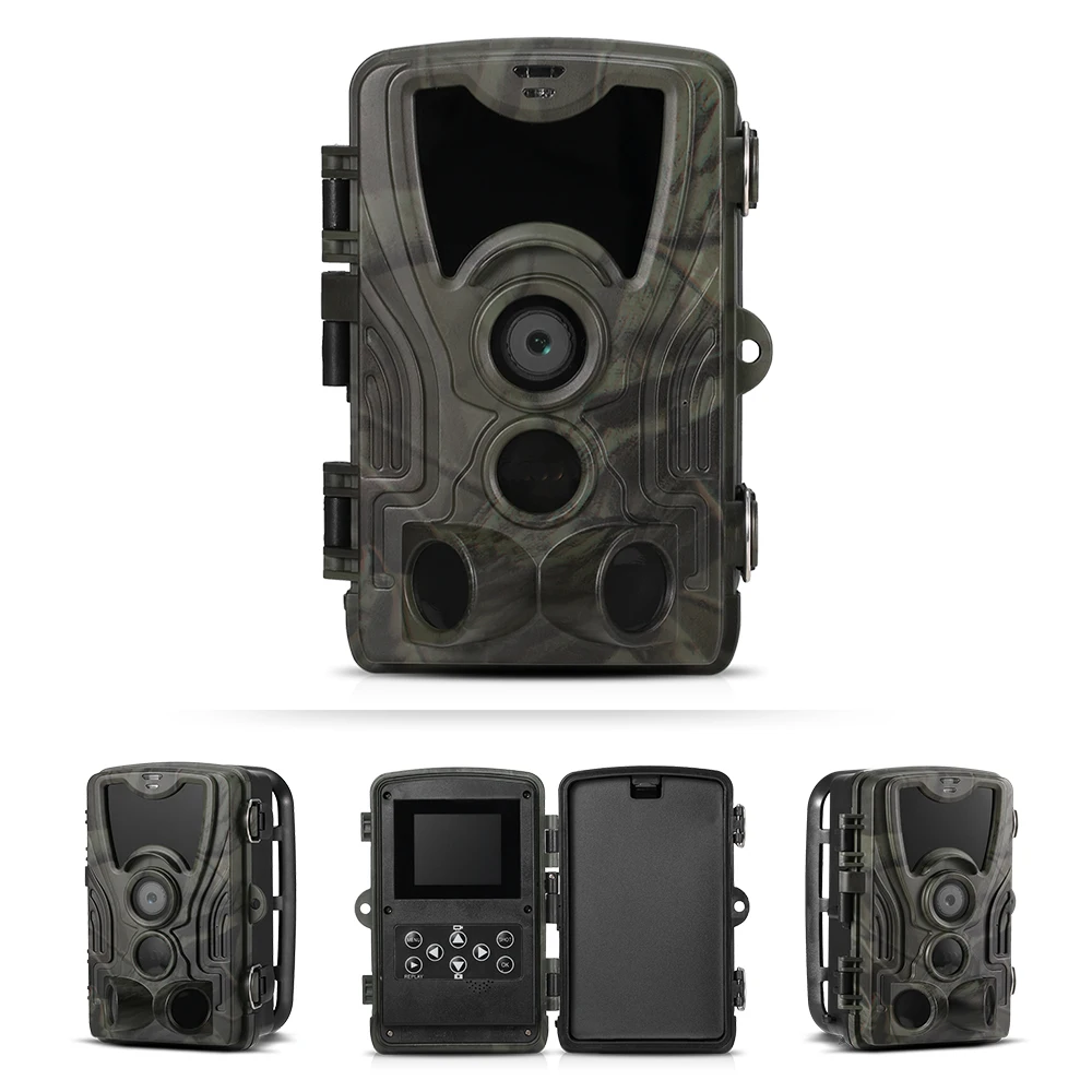 16MP 1080P камера для охоты, игры, камера для разведения дикой природы на открытом воздухе, с ИК-датчиком, инфракрасным, 65 футов, ночное видение IP65
