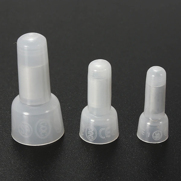 

100Pcs Closed End Crimp Cap Terminals Assorted AWG 22-10 Set Splice Gauge Cable Wire Connector Terminal Set