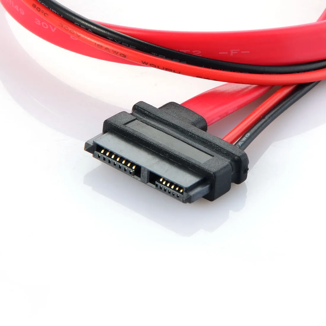 Распродажа 8 28! 7 + 6 Pin Slim SATA кабель для тонкого Ноутбука DVD CD RW питания