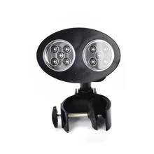 Adjustable 10 LED BBQ Grill Barbecue Light Super Bright Outdoor Handle Mount Clip Camp Lights Waterproof Heat Resistance Lamp